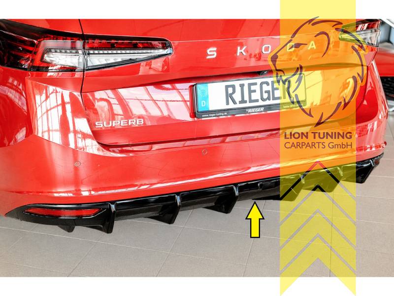 links und rechts, schwarz glänzend, für Fahrzeuge mit Anhängerkupplung, ABS Kunststoff, Eintragungsfrei / mit Teiletypgenehmigung TTG
